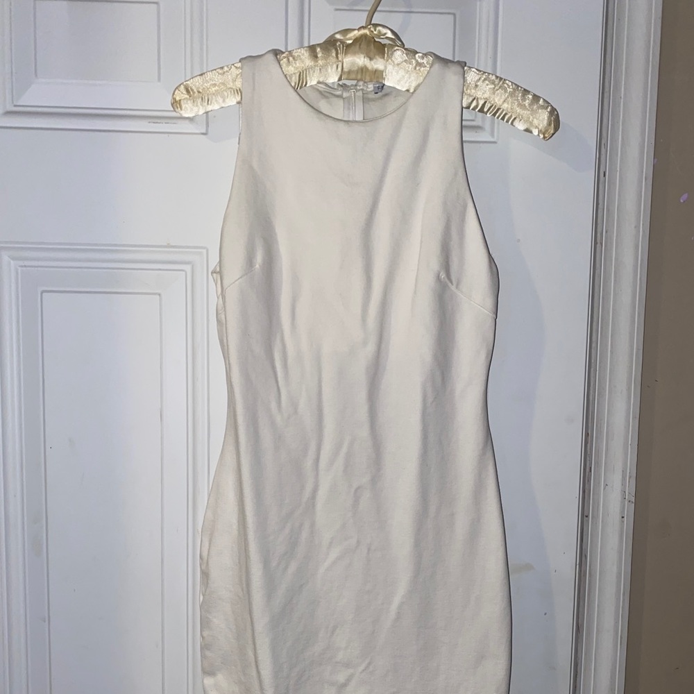Fashion Nova White Body Con Dress